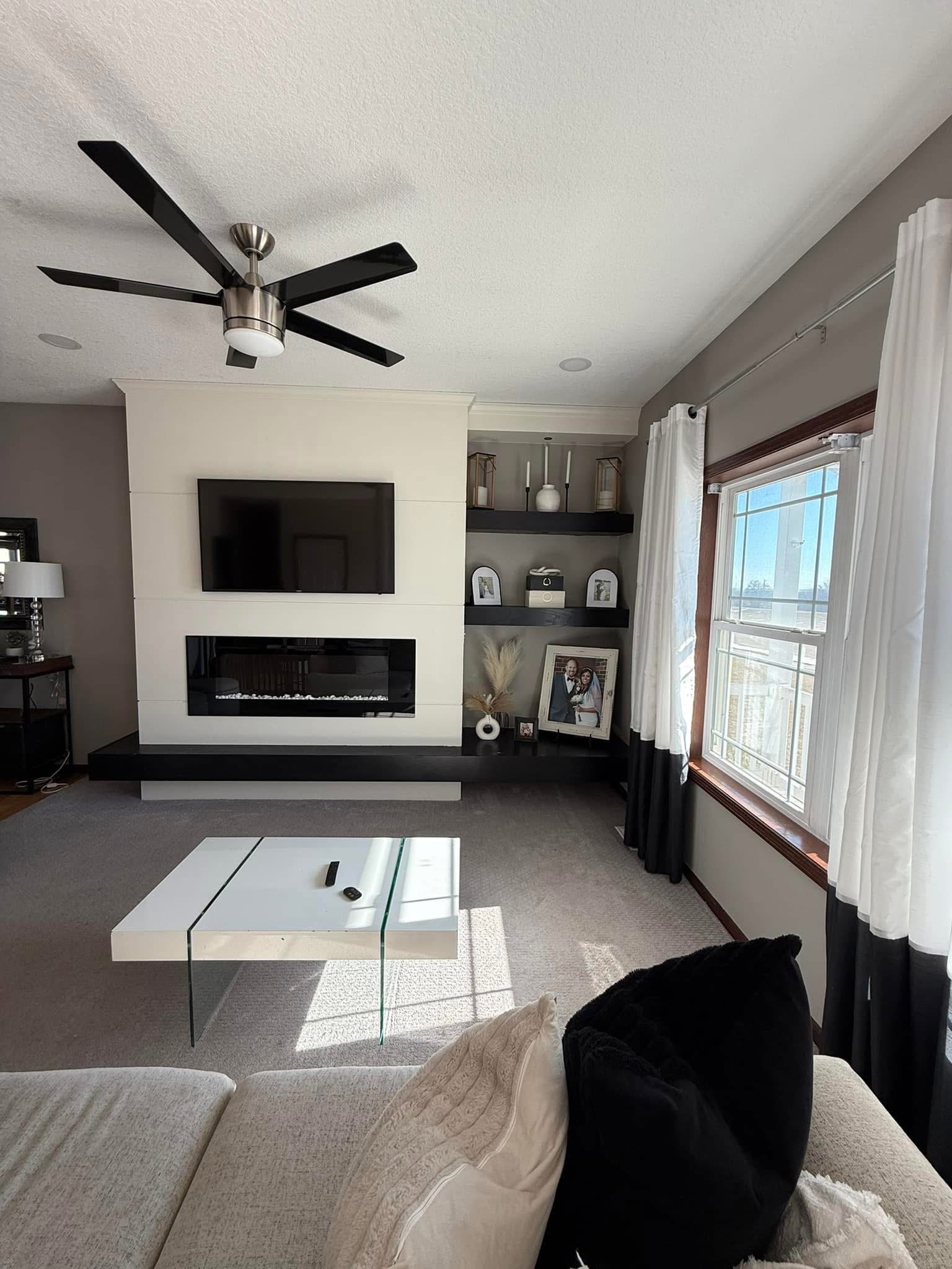 Living room after renovation